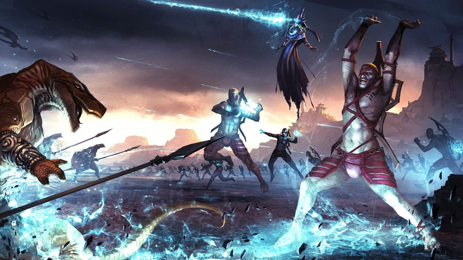 videohry, anime, bojovník, mytologie, Snímek obrazovky, počítač tapeta, fiktivní postava, pc hry