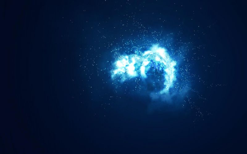 digitale Kunst,Nacht-,Platz,blau,Sterne,Raumkunst