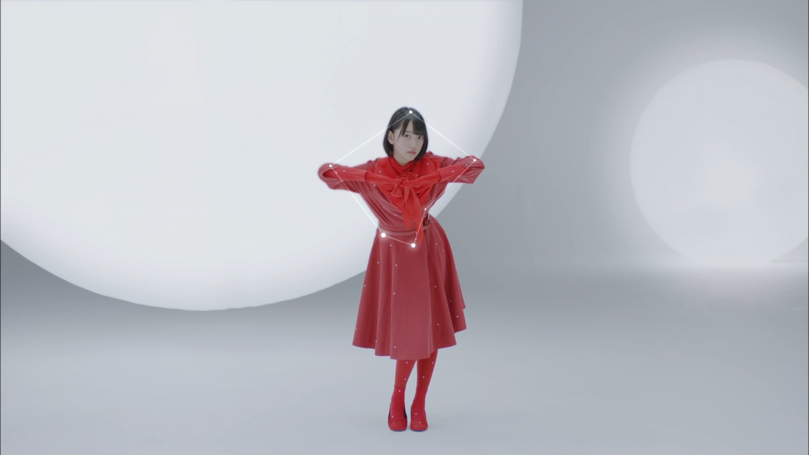 sport, Kvinder, kort hår, brunette, rød, asiatisk, kjole, handsker, rød kjole, mode, stående, forår, tøj, Nogizaka46, dans, kjole, Photo shoot, scenekunst