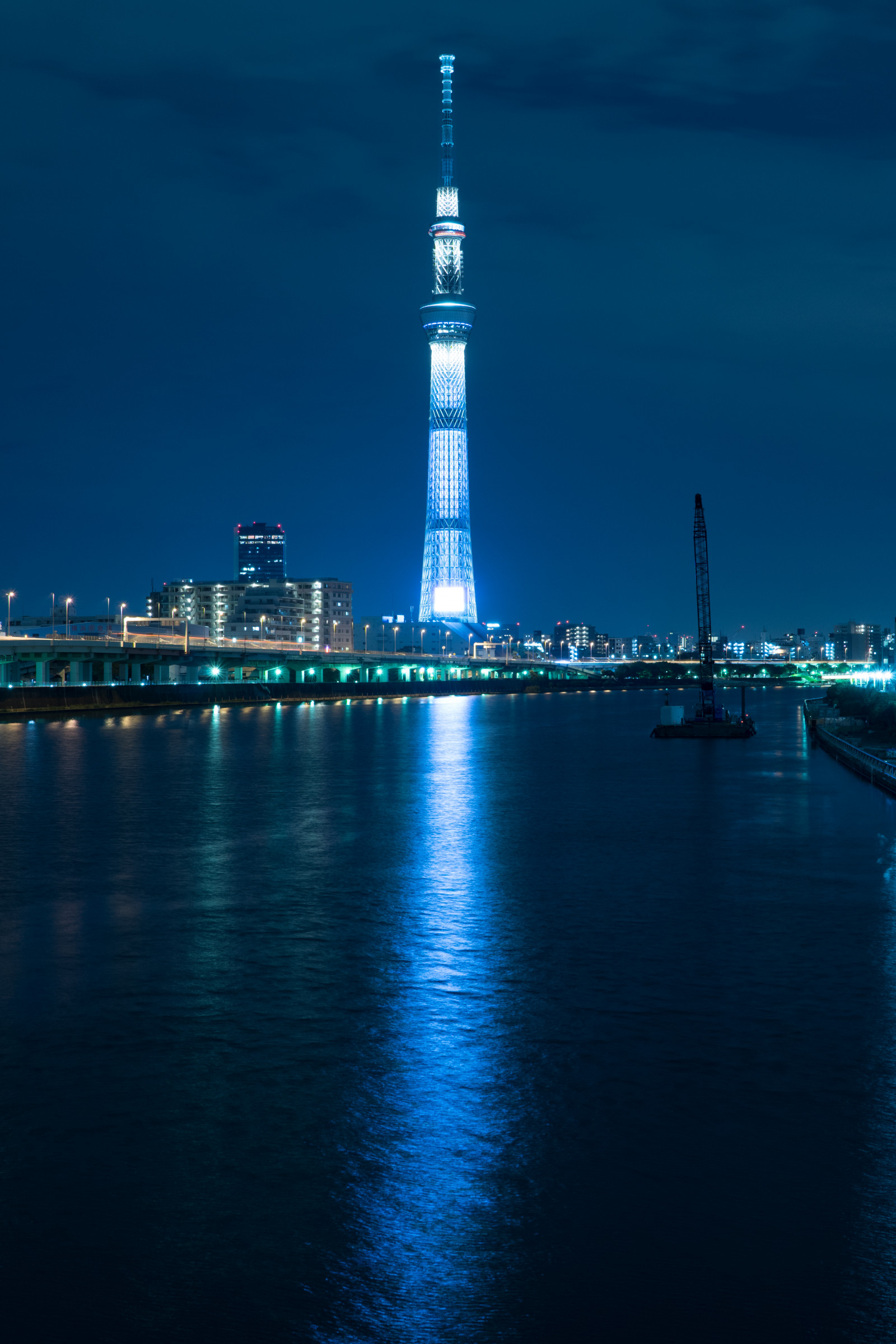 Japonsko, moře, město, panoráma města, záliv, noc, architektura, odraz, panoráma, mrakodrap, večer, věž, most, horizont, Sony, soumrak, Tokio, 4, jp, Skytree, svítání, osvětlené, osvětlení, CC, Zeiss, iki, mezník, Tokyo Sky Tree, Distagon, distagonfe35mmf14, distagontfe35mmf14za, a6300, 6300, CreativeCommons, fe35mmf1, lidské osídlení