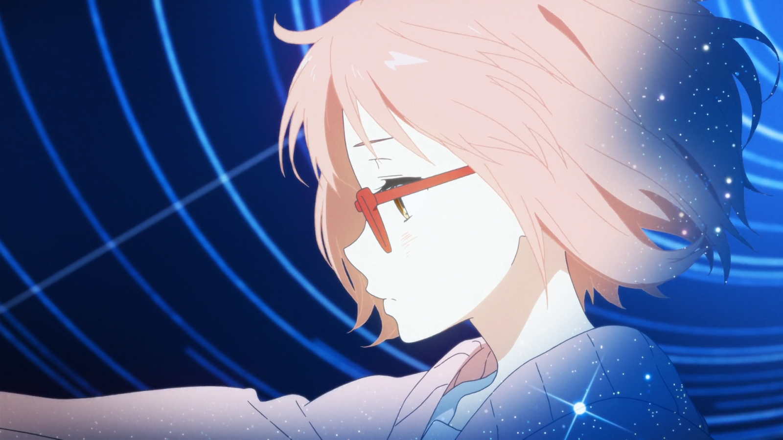 ภาพประกอบ, อะนิเมะ, สีน้ำเงิน, Kyoukai no Kanata, Kuriyama Mirai, ภาพหน้าจอ, วอลล์เปเปอร์คอมพิวเตอร์, มังงะ