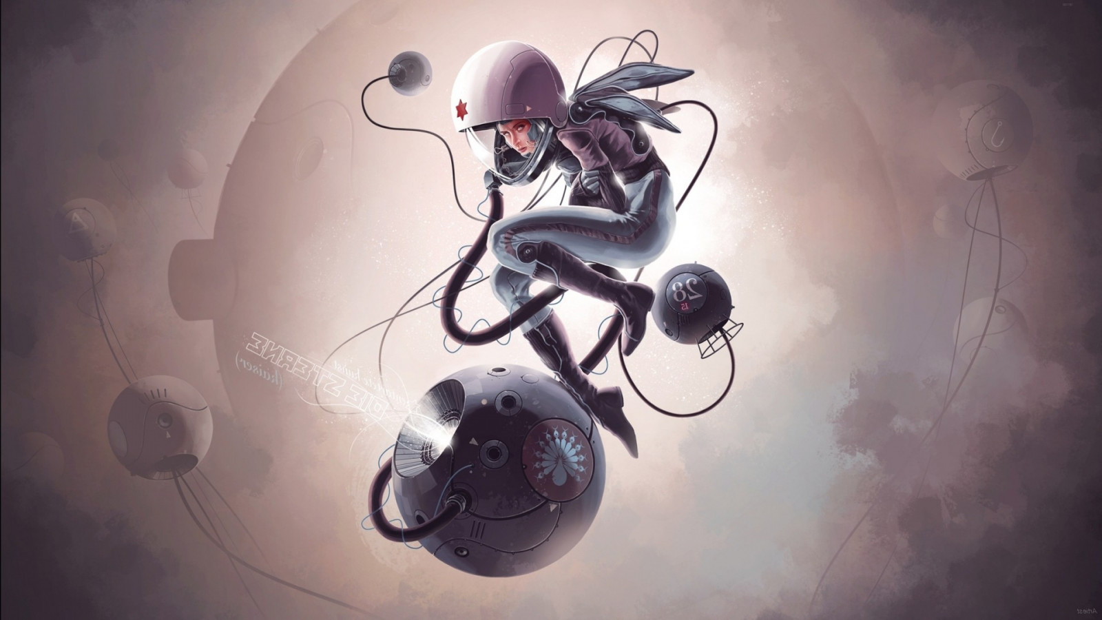 ilustrace, fantasy umění, abstraktní, prostor, umělecká díla, grafický design, astronaut, UMĚNÍ, tma, grafika, 1920x1080 px, počítač tapeta, zátiší fotografování, astronauti, visual arts, cg artwork