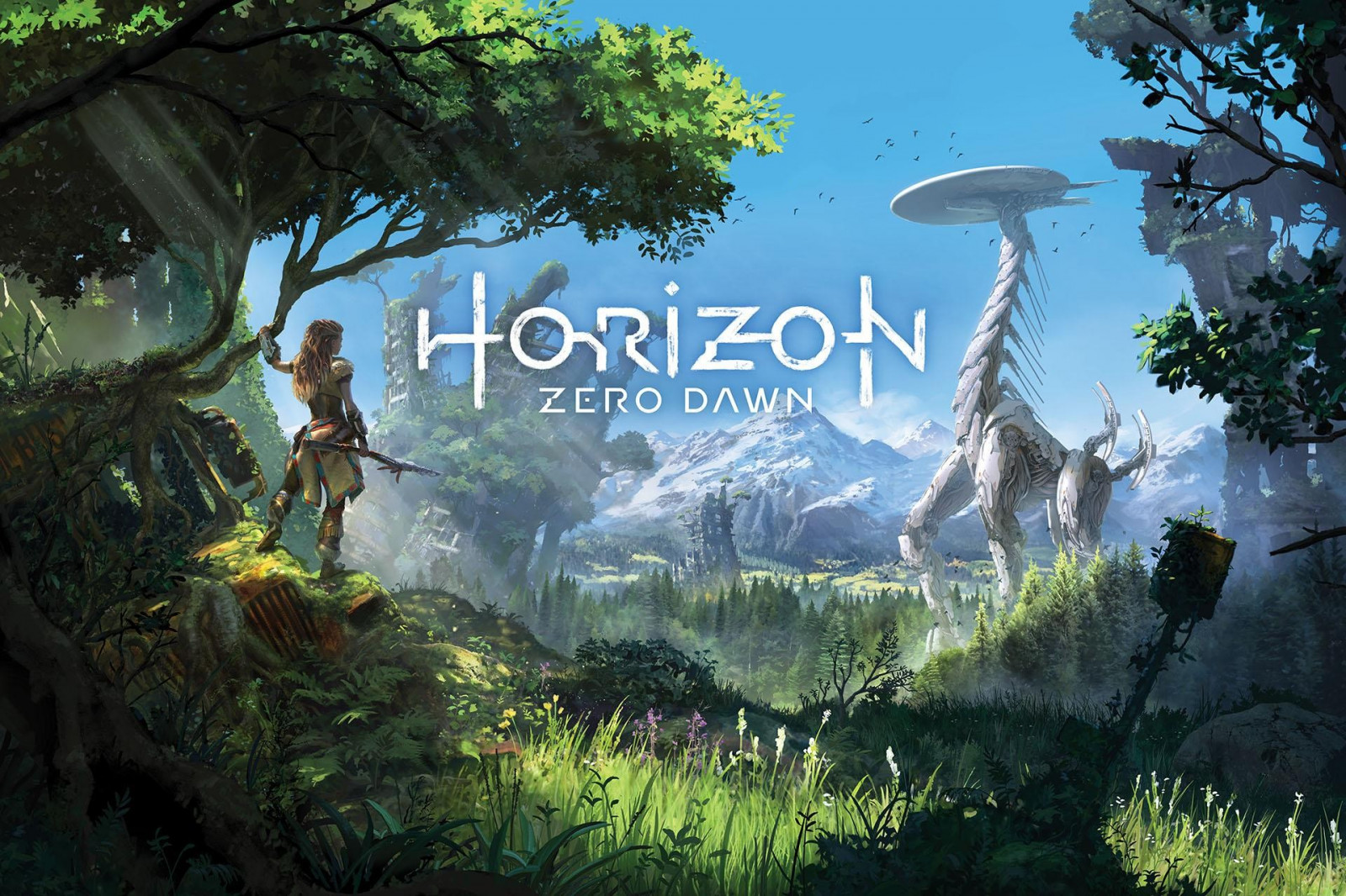 les, džungle, mytologie, bažina, Horizon Zero Dawn, Snímek obrazovky, místo výskytu, přírodní prostředí, ekosystém