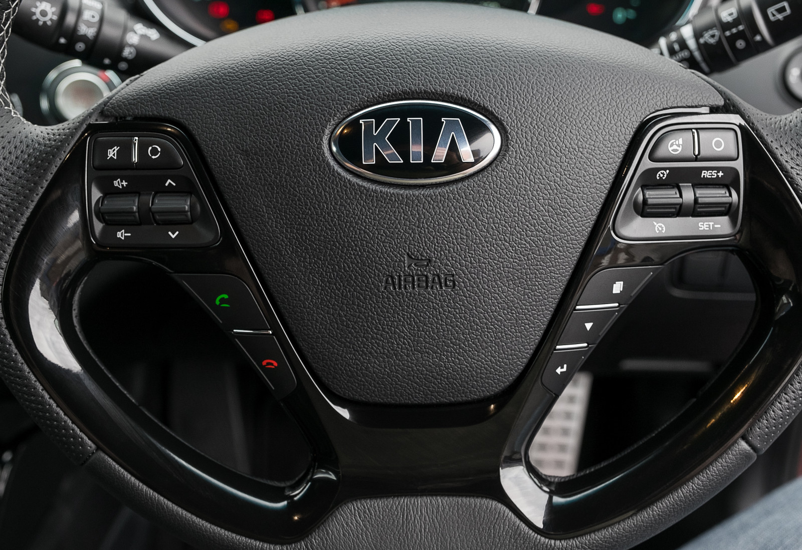 Wallpaper steering wheel, Sedan, Kia, netcarshow, netcar, car images