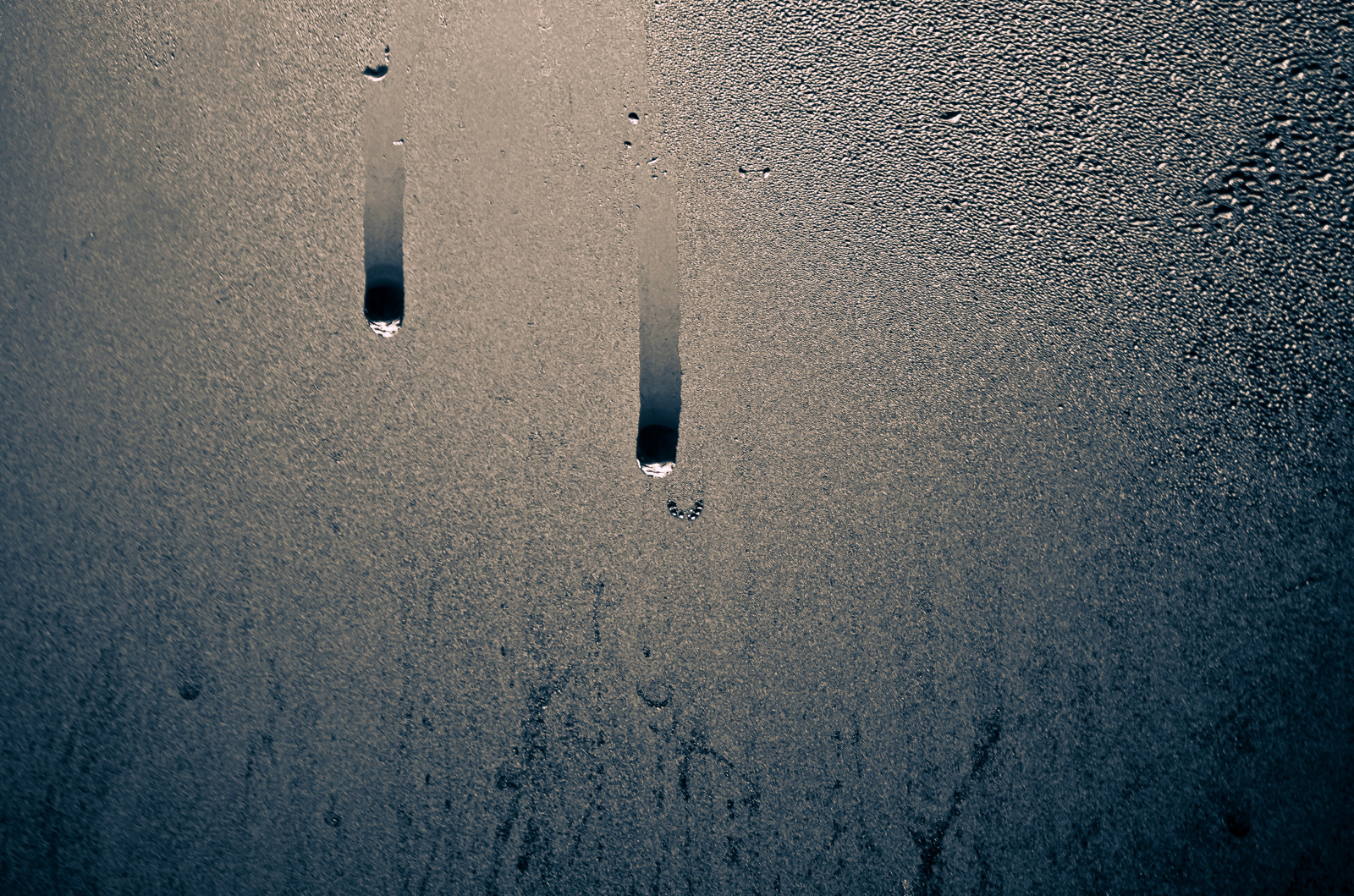 Wallpaper sunlight, monochrome, water, minimalism, reflection, blue