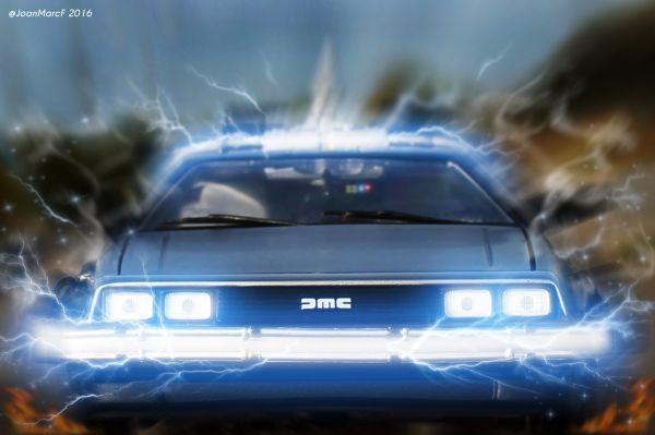 time machine,500px,digital art,toys,car,vehicle