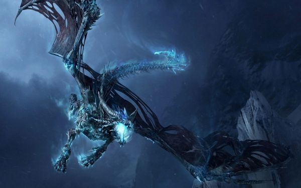 1920x1200 px, artwork, dragons, fantasy, king, Lich King