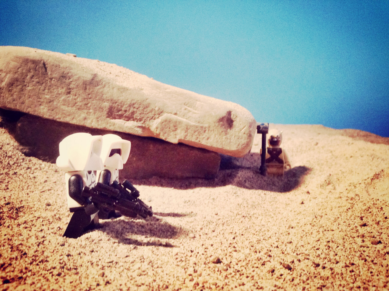 hvězdné války, LEGO, stormtroopers, pískoviště, sandpeople, tuskenraiders, scouttroopers, legography