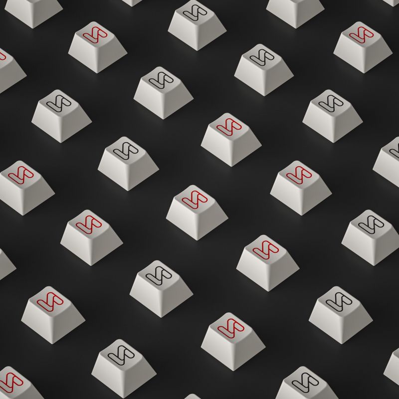 NesonDesign,mekanisk tastatur,keycap,CGI,3d grafik