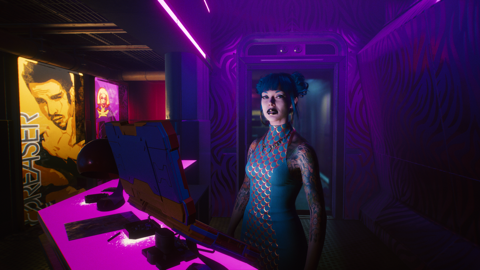 Киберпънк 2077, game characters, снимка на екрана, видео игри, CD Projekt RED