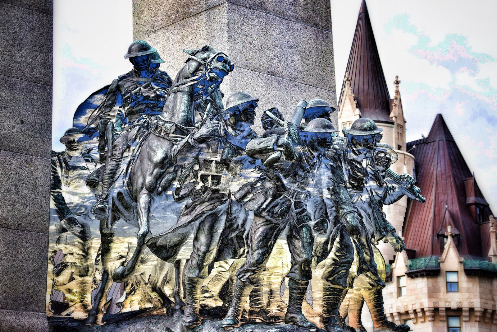 město, architektura, nebe, válka, mraky, makro, hotel, Kánon, HDR, socha, náměstí, Kanada, král, francouzština, objektiv, iPad, Ontario, památník, atrakce, Ottawa, pamětní, Jiří, SLi, rebel, UMĚNÍ, národní, cestovat, capitol, , styl, turista, sigma, eos, Snapseed, aplikace, na, 18250 mm, laurier, Odezva, aka, onasil, vi, federální, konfederace, Chateua, Fotogen