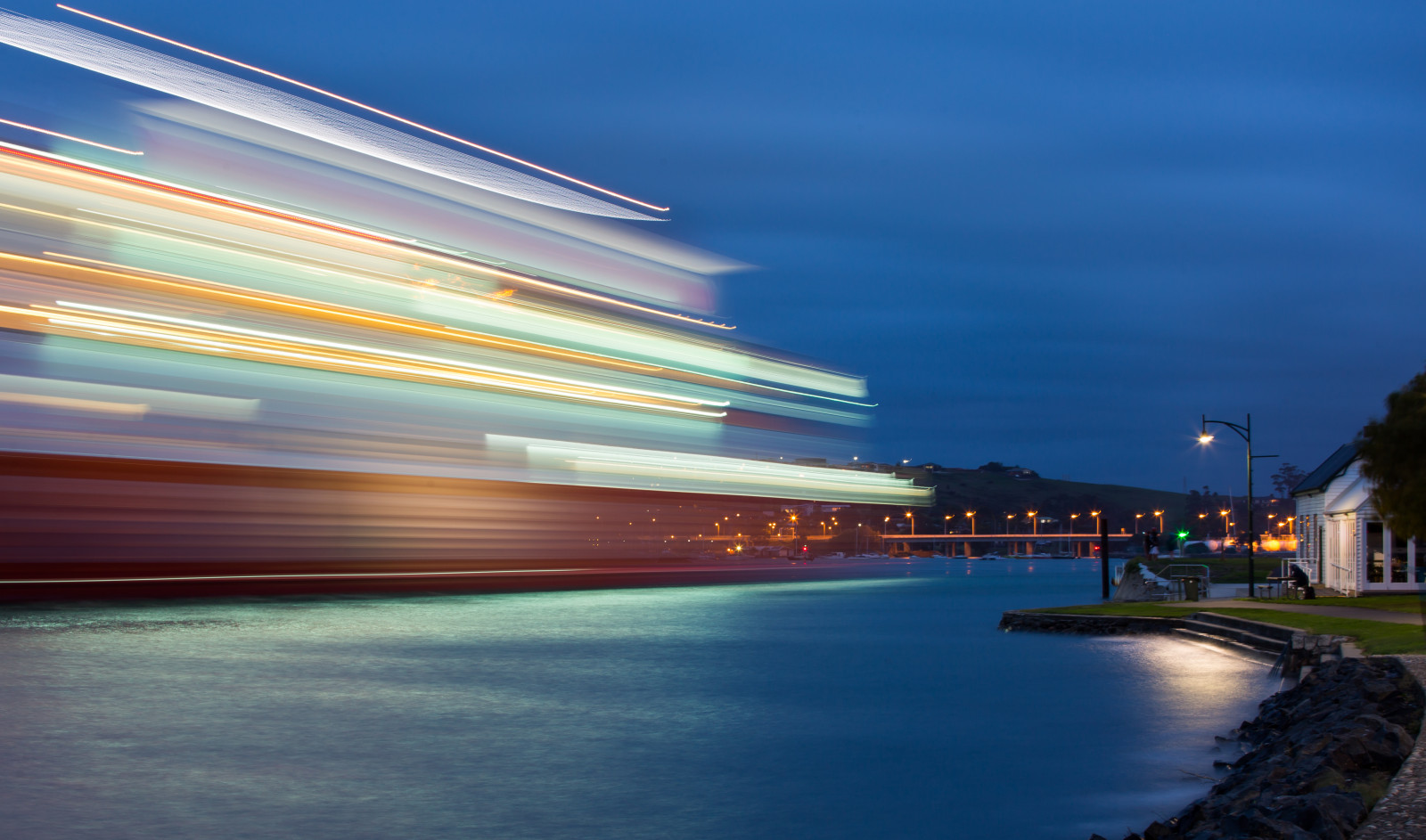 trajekt, řeka, loď, Tasmania, Devonport, Duchoftasmánie