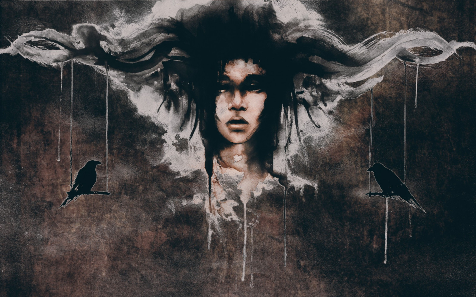 disegno, la pittura, illustrazione, ritratto, Fantasy art, opera d'arte, manifesto, mitologia, ARTE, oscurità, schizzo, arte Moderna, copertina, 2616x1635 px