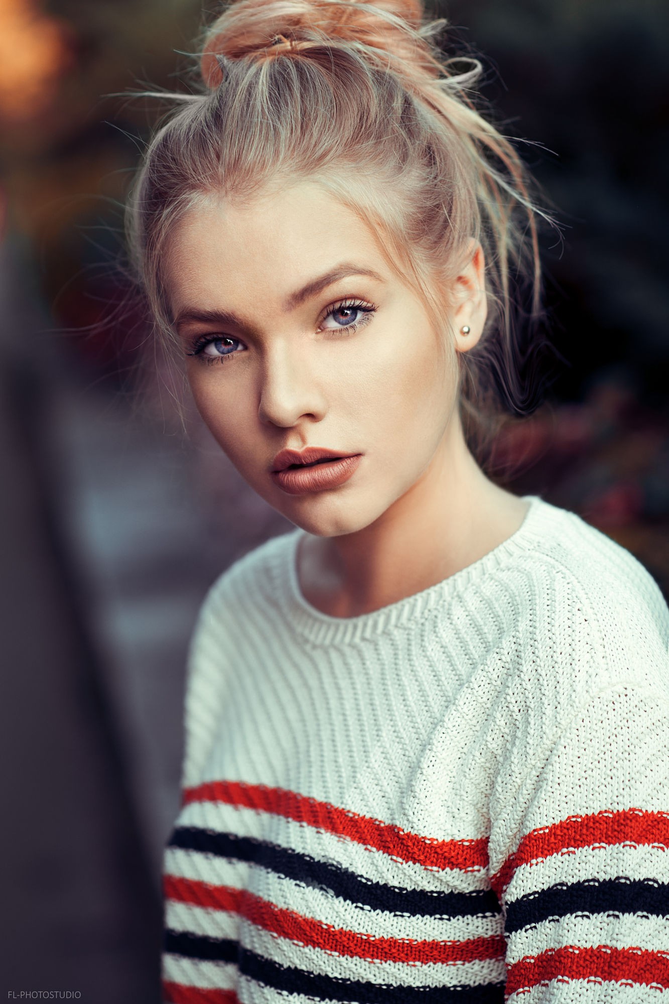 Kvinder, model, portræt, blond, langt hår, rød, Anna Maradan, Lods Franck, mode, hår, supermodel, skønhed, blond, frisure, portrætfotografering, Photo shoot, brunt hår