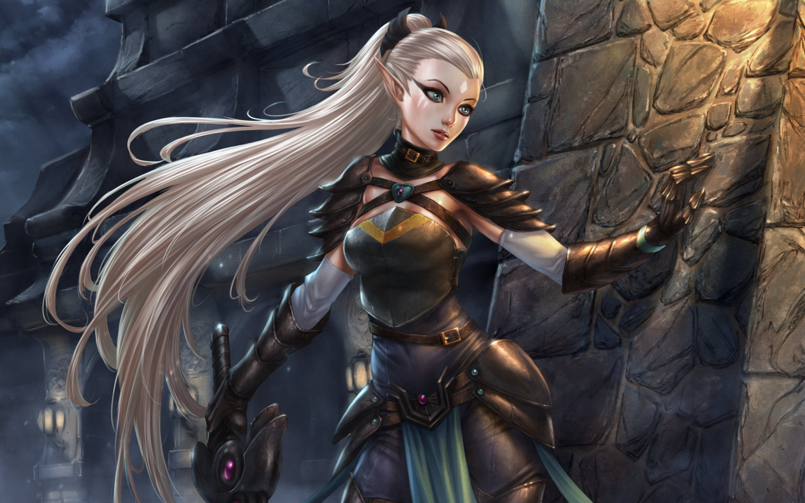 3840x2400 px, ARTE, opera d'arte, fantasia, femmina, ragazza, ragazze, guerriero, donna, donne