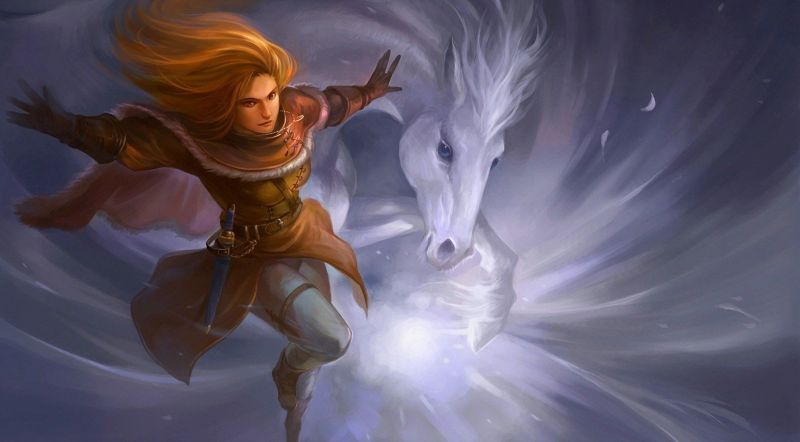 ženy, fantasy umění, anime, kůň, umělecká díla, mytologie ženy, fantasy umění, anime, kůň, umělecká díla, mytologie