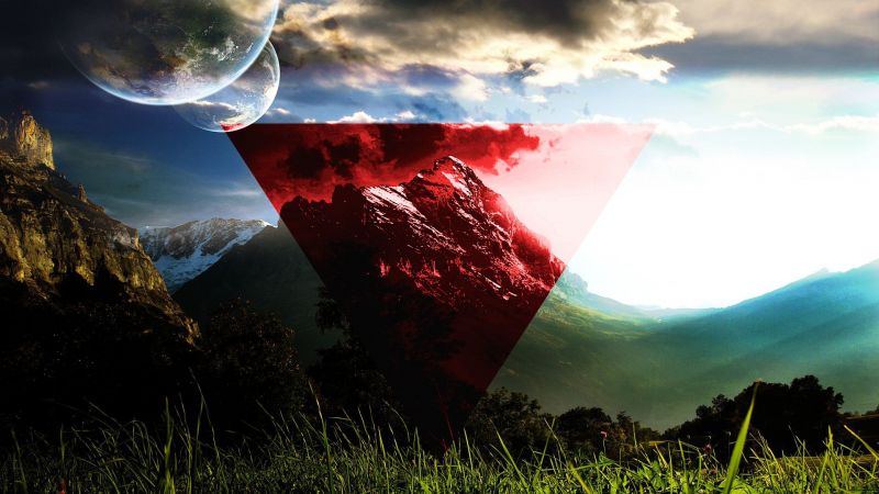slunečnímu záření, krajina, digitální umění, planeta, Příroda, nebe slunečnímu záření, krajina, digitální umění, planeta, Příroda, nebe