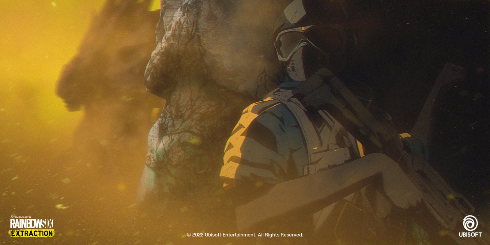 Rainbow Six Extraction, Rainbow Six, Zofia, drawing, yellow, Ubisoft, Tonton Revolver