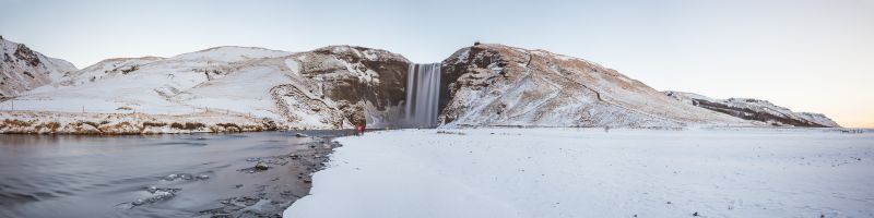 lidé, longexposure, zima, panoráma, útes, sníh lidé, longexposure, zima, panoráma, útes, sníh