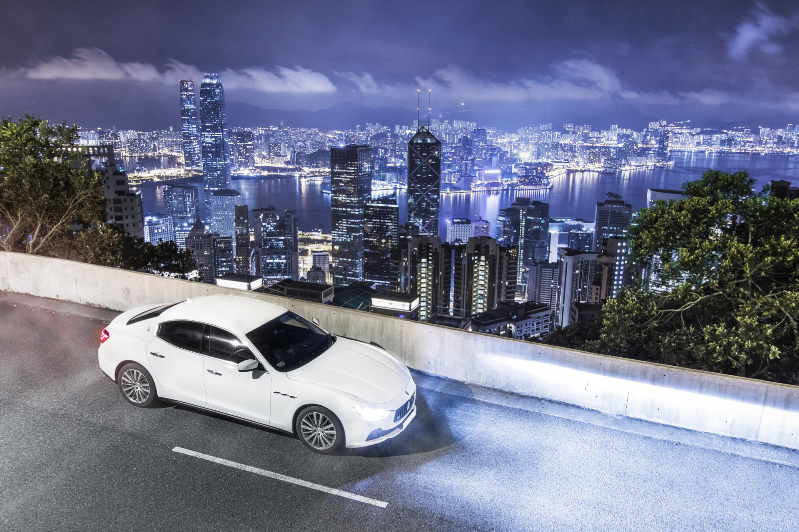 světla, bílý, noc, auto, vozidlo, ostrov, sportovní auto, Maserati, vrchol, kontejner, řidičský, 2014, chladný, terminál, hong, kong, superauto, rychle, s, hongkong, střílet, Snímek obrazovky, worldcars, Ghibli, pozemní vozidla, automobilového designu, automobil make, luxusní vůz, v6, stanley, V6s