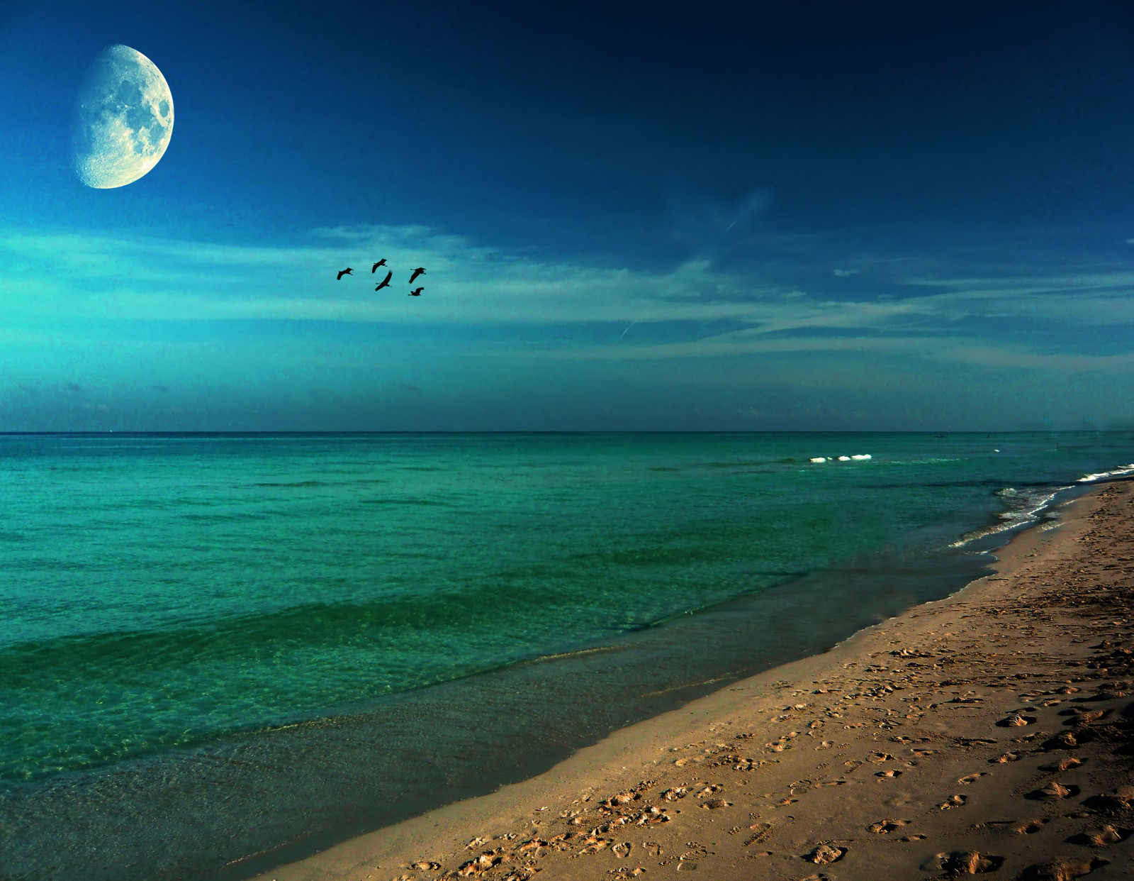 moře, nebe, horizont, tělo z vody, oceán, pobřeží, atmosféra, voda, coastal and oceanic landforms, Atmosféra Země, uklidnit, během dne, jev, pobřeží, vlna, měsíční svit, pláž, mořská vlna, počítač tapeta