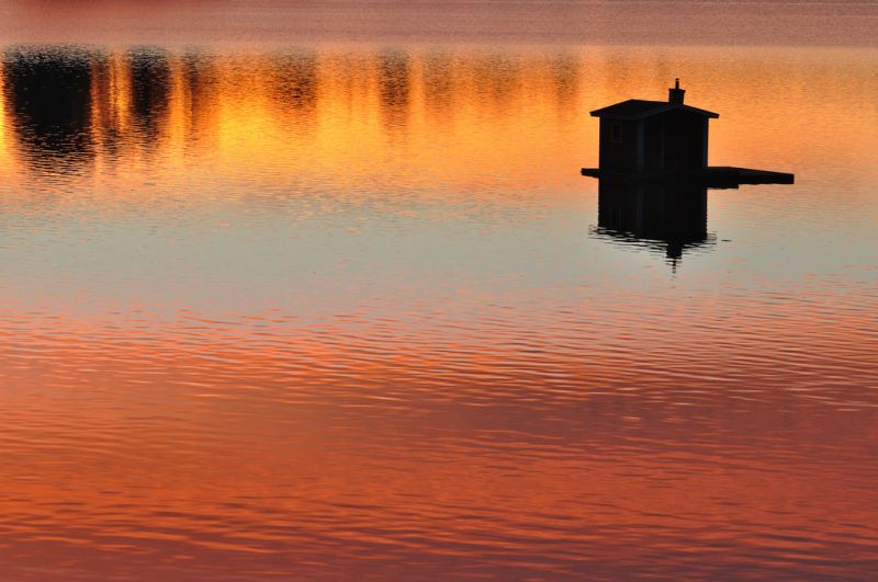 acqua, riflessione, calma, Alba, cielo, mattina