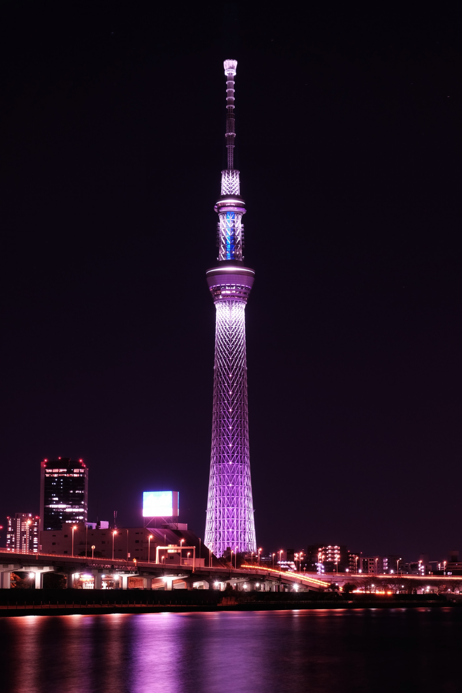 město, panoráma města, noc, odraz, panoráma, mrakodrap, věž, soumrak, Tokio, Fujifilm, Skytree, světlo, Fujinon, mezník, Tokyo Sky Tree, classicchrome, x, XT1, xf18135mmf3556rlmoiswr, xf18135mm, fuyumiyabi, gi