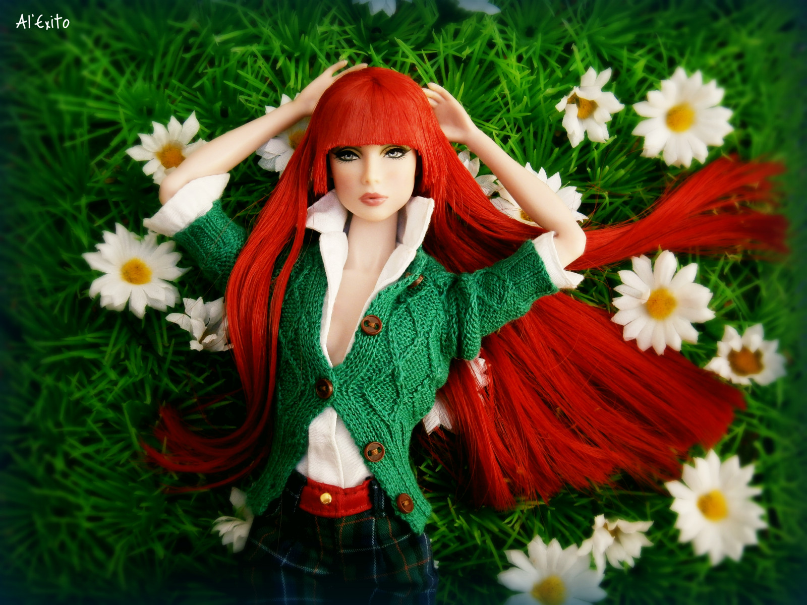 หญ้า, สีเขียว, แฟชั่น, หมาป่า, คริสต์มาส, ฤดูใบไม้ผลิ, ตุ๊กตา, ค่าภาคหลวง, ดอกไม้, ปลูก, ป่า, หญิงสาว, 57, จินตนาการ, Nu, reroot, เกรเทล, คุมิ, alexito