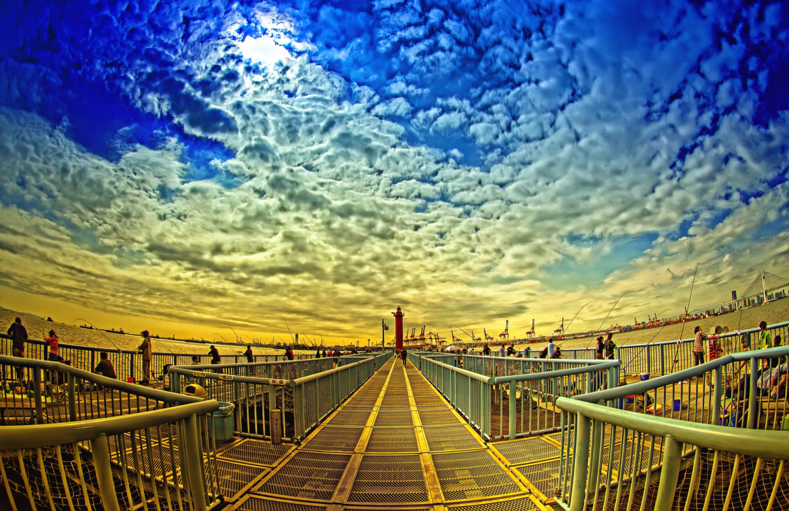 Japonsko, slunečnímu záření, krajina, západ slunce, nebe, večer, ráno, HDR, horizont, atmosféra, soumrak, Yokohama, rybolov, pentax, mrak, 5XP, mezník, tokyobay, během dne, kapesní, ruky, K20D, turistická atrakce, meteorologický jev, japanhdr, fixed link