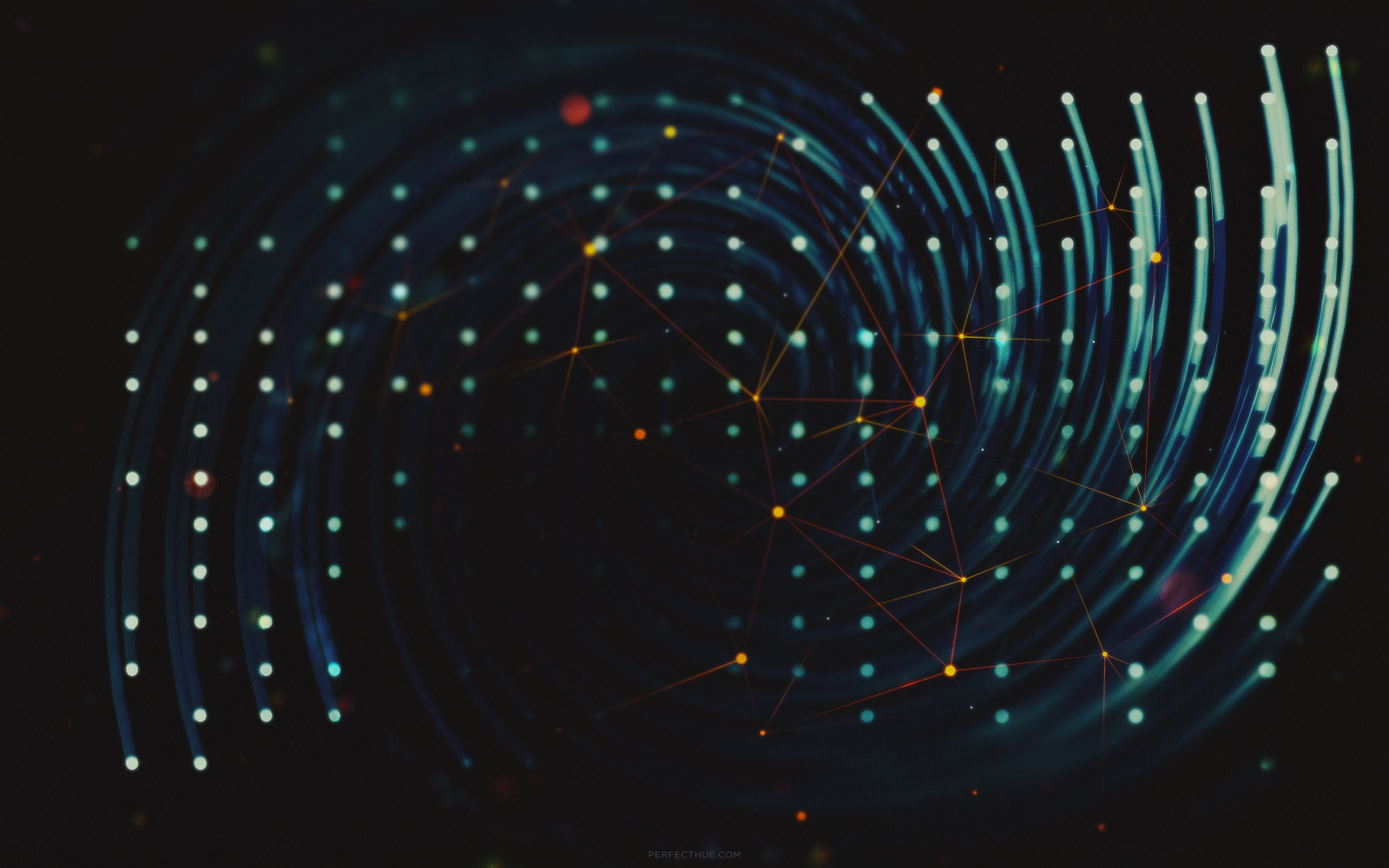 Sfondi : arte digitale, astratto, tecnologia, cerchio, Cavo