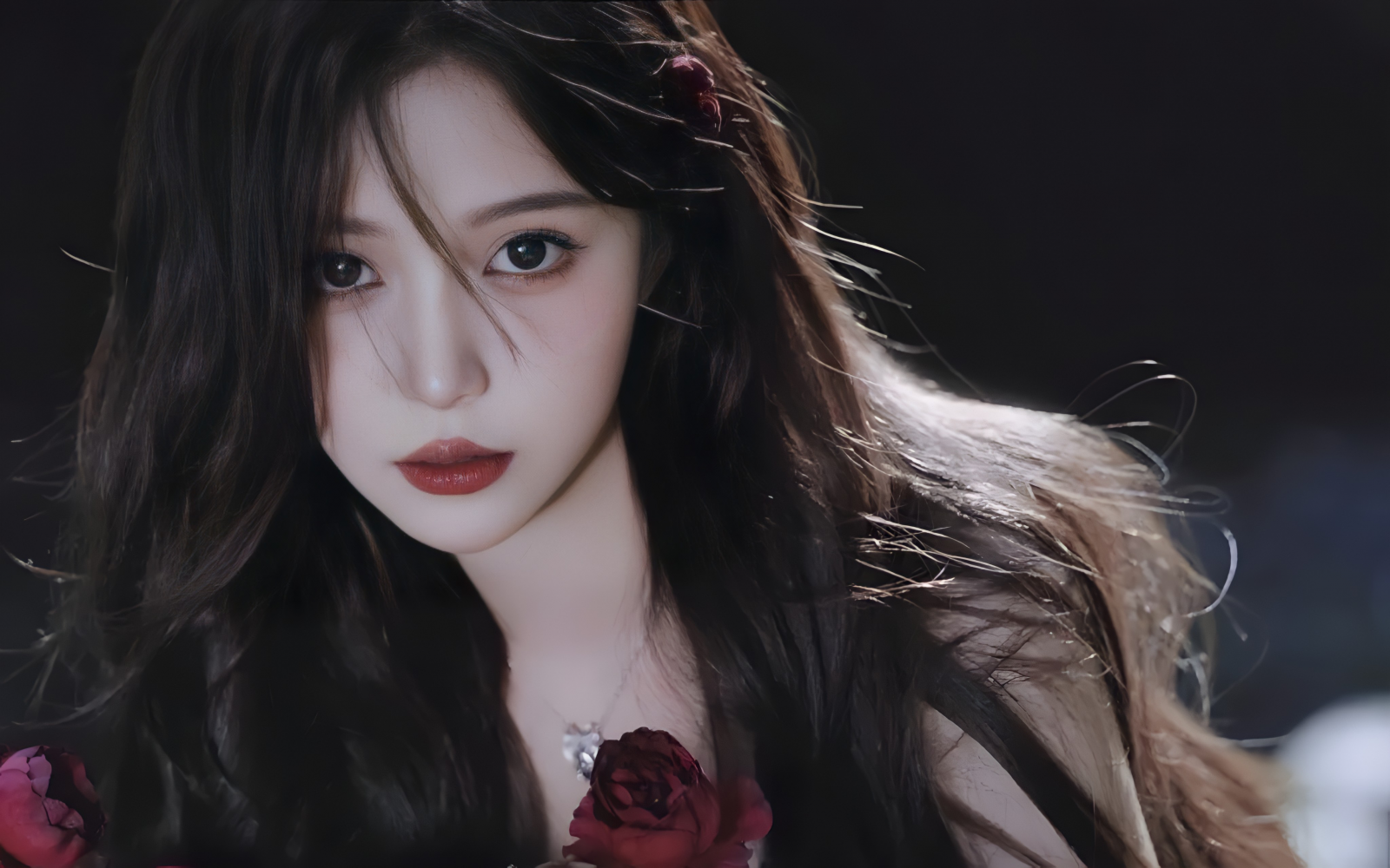 Wallpaper women, Asian, long hair, rose 4096x2560 PopArt13 2177183 HD Wallpapers WallHere