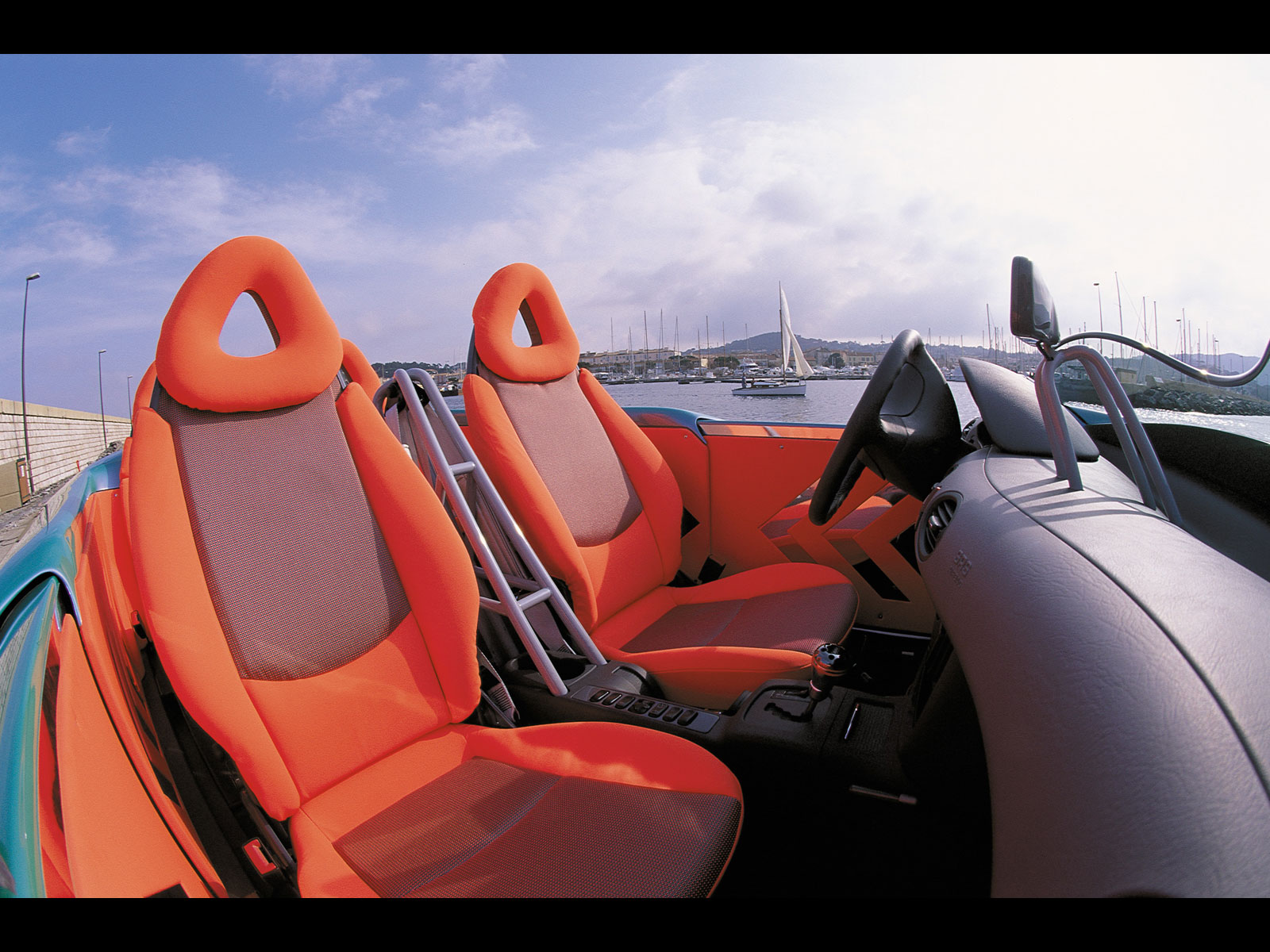 loď, auto, vozidlo, sportovní auto, netcarshow, netcar, obrázky vozidel, photo auto, 2008, Rinspeed, rychle, superauto, Snímek obrazovky, automobil make