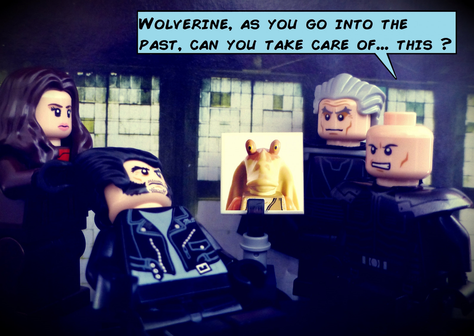 ian, ดาว, Ellen, เลโก้, ฮิวจ์, คิตตี้, patrick, ชาร์ลี, วัน, ไบรอัน, สจ๊วต, xmen, หน้า, นักร้อง, โถ, สงคราม, minifig, xavier, minifigs, ศาสตราจารย์, ประหลาดใจ, อดีต, Jackman, Wolverine, pryde, แม๊ก, Futur, binks, minifigure, mckellen, โหรงเหรง, minifigures