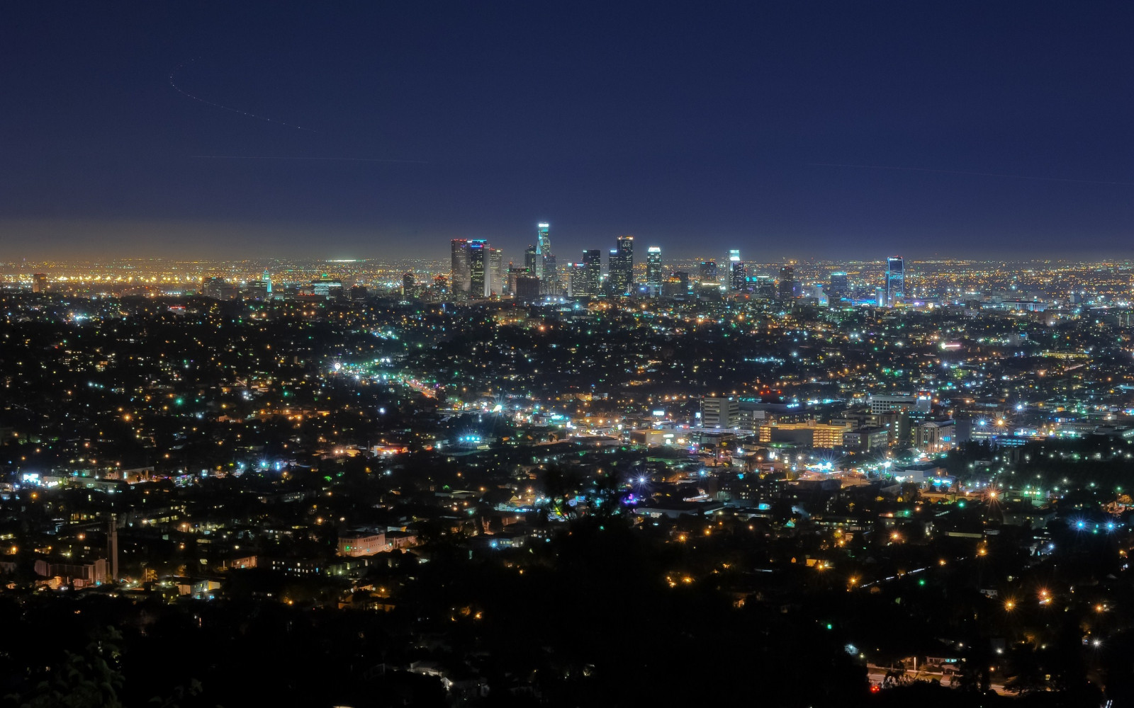 Wallpaper California, night, lights 2560x1600 CoolWallpapers