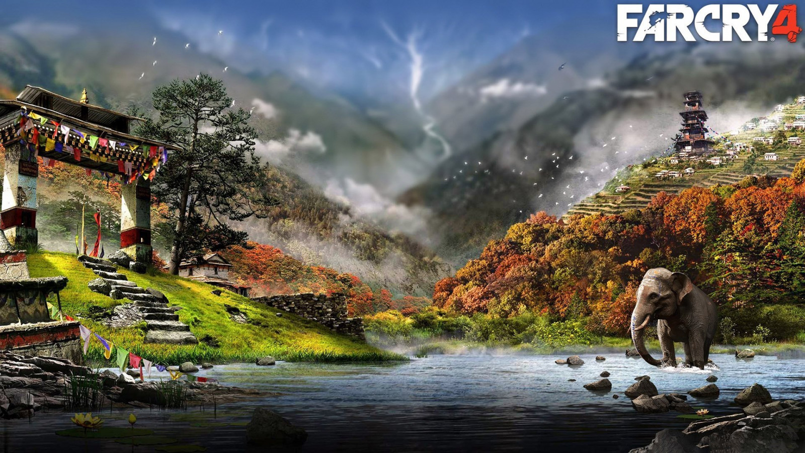 Computerspellen, Far Cry 4, olifant