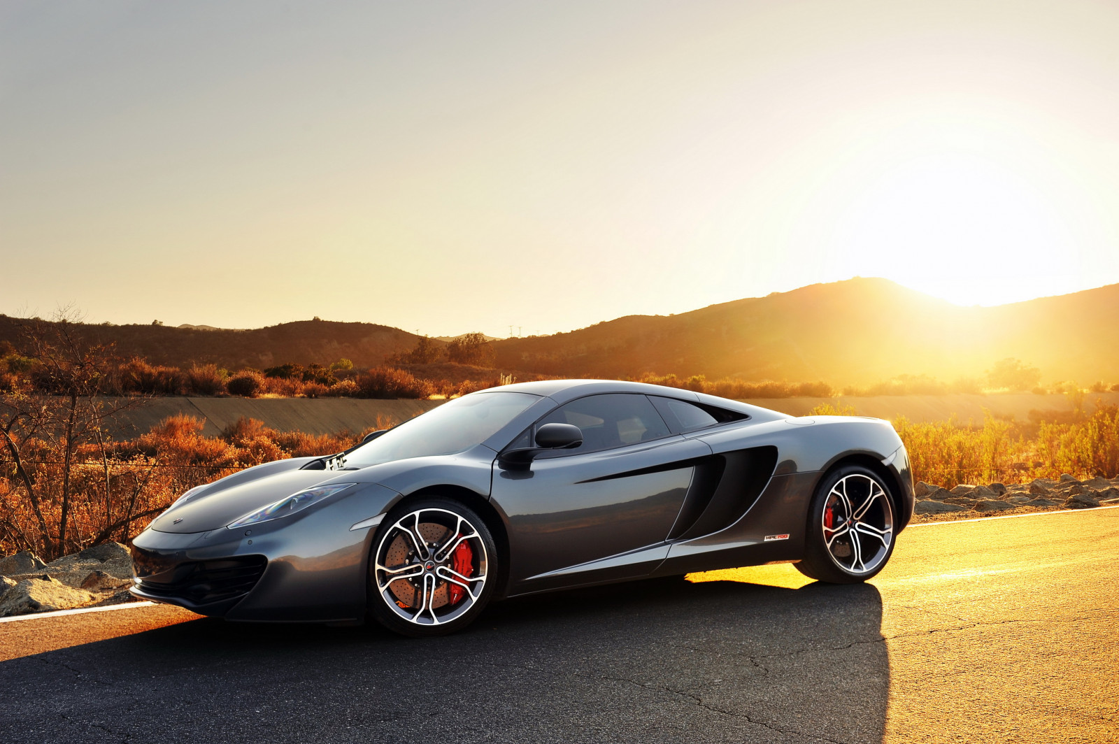 sport, západ slunce, auto, vozidlo, McLaren, sportovní auto, McLaren MP4 12C, šedá, výkon auta, MP4 12C, superauto, pozemní vozidla, automobilového designu, automobil make, luxusní vůz, McLaren automotive