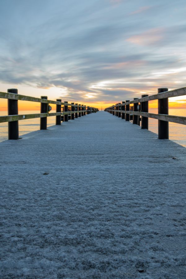 sunlight, sunset, sea, water, shore, reflection