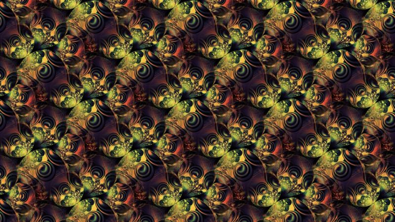 抽象,分形,模式,数字艺术