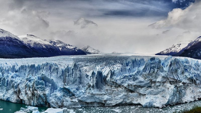 paysage, neige, hiver, la glace, fjord, Arctique paysage, neige, hiver, la glace, fjord, Arctique