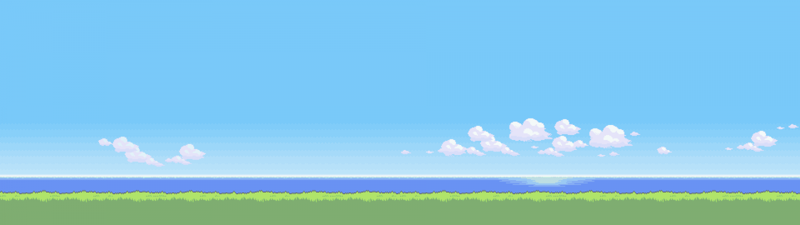 ศิลปะพิกเซล, หญ้า, ท้องฟ้า, ลม, ขอบฟ้า, จอภาพคู่, pixelated, เมฆ, ทุ่งหญ้า, นก, ฝูง, ทุ่งหญ้า, ที่ราบ, ทุ่งหญ้า, ระบบนิเวศ, ครอบครัวหญ้า