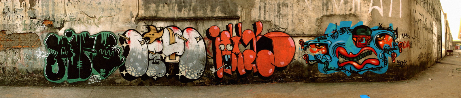 UMĚNÍ, grafiti, stěna, pouliční umění