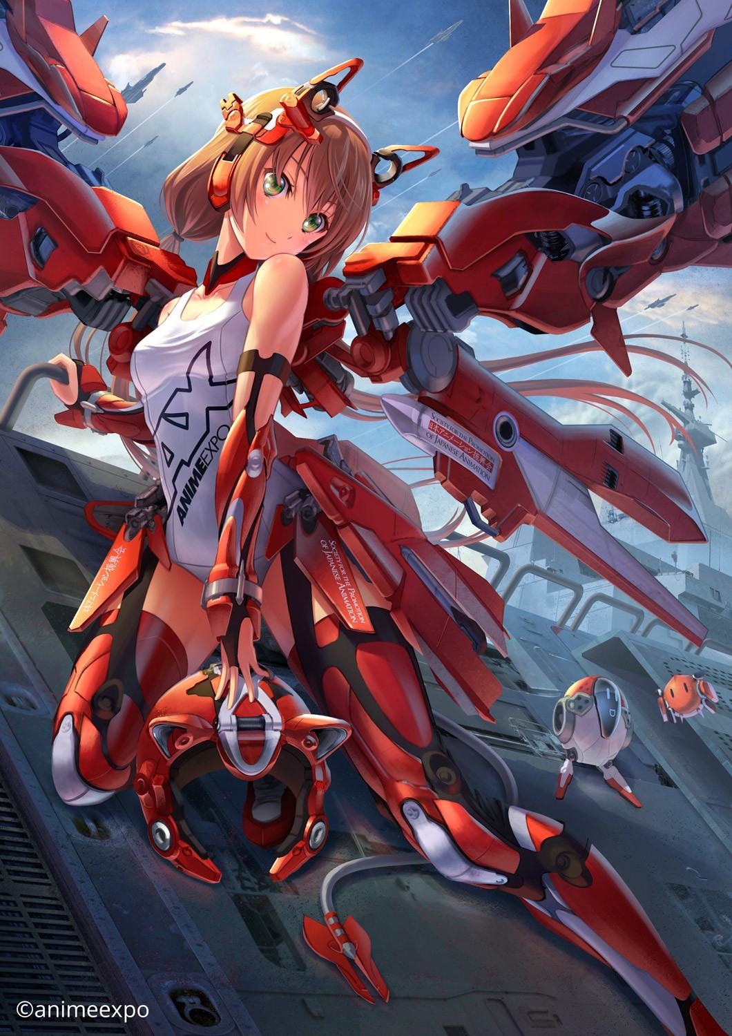 illustratie, anime, manga, comics, screenshot, mecha, stripboek