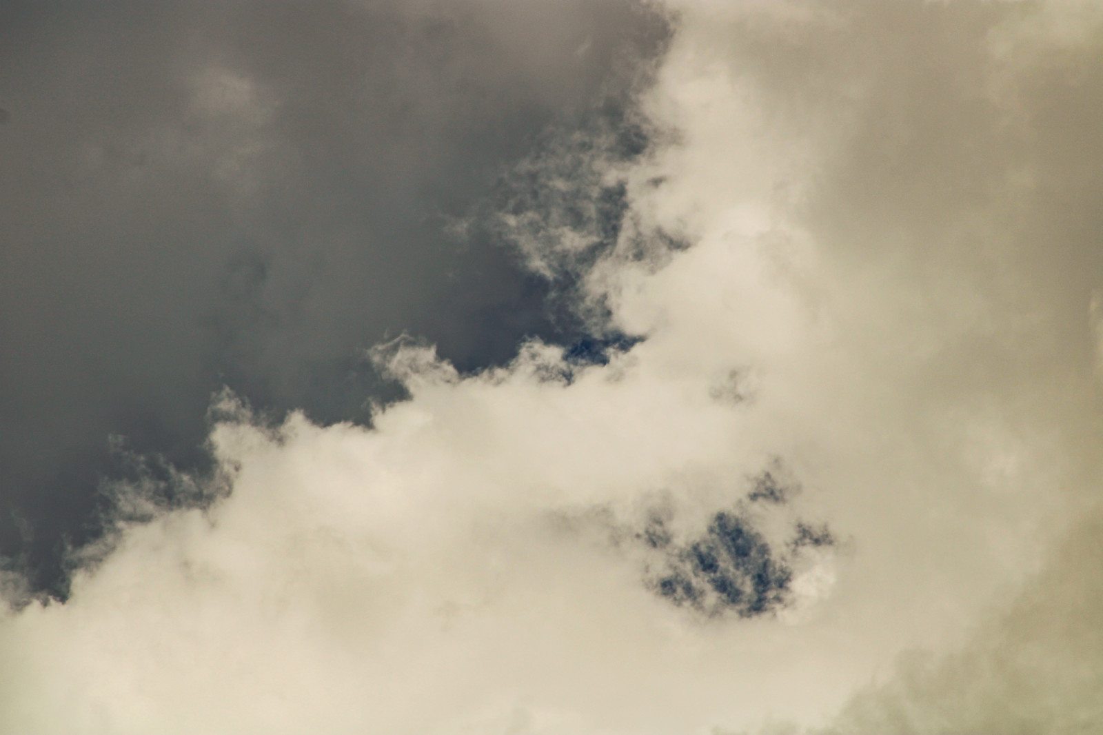 mraky, fotografování, Příroda, venku, zatažený