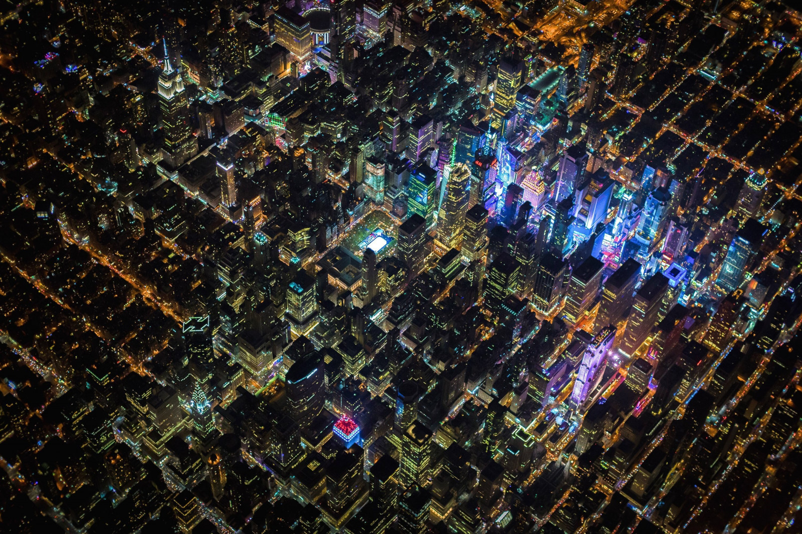 stad, natt, rymden, skyskrapa, New York City, flygperspektiv, usa, universum, KONST, skärmdump, jordens atmosfär, yttre rymden, astronomiskt objekt, psychedelic konst
