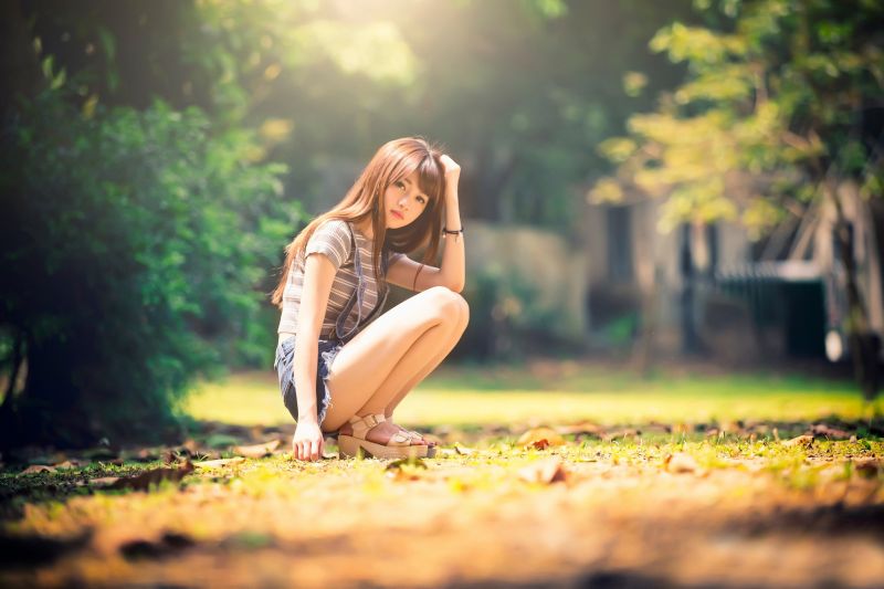 sinar matahari, wanita di luar ruangan, wanita, rumput, hutan, alam sinar matahari, wanita di luar ruangan, wanita, rumput, hutan, alam