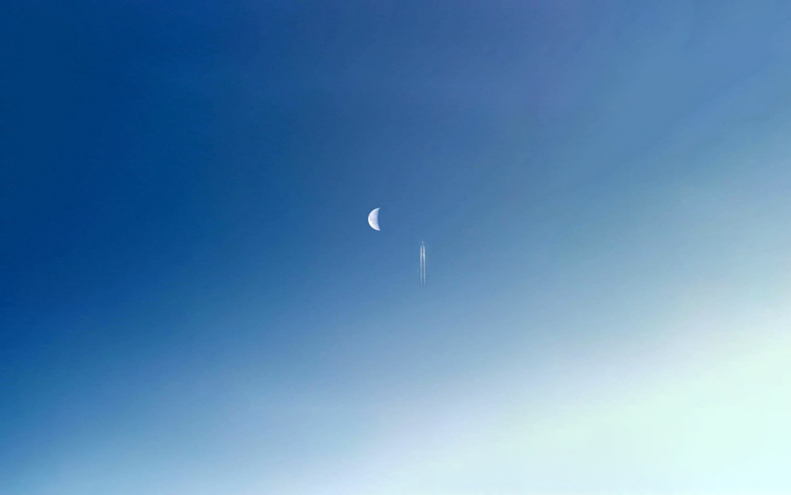 semplice, aereo, Luna