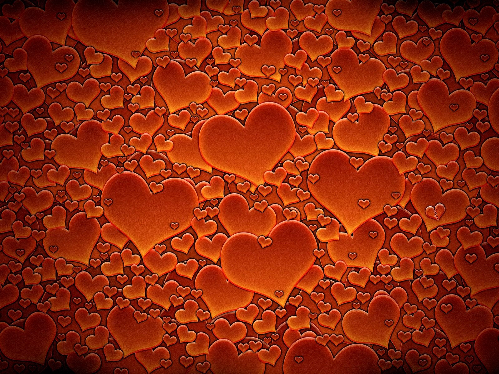Fond d'écran : cœur, rouge, texture, beaucoup 1600x1200 - wallpaperUp