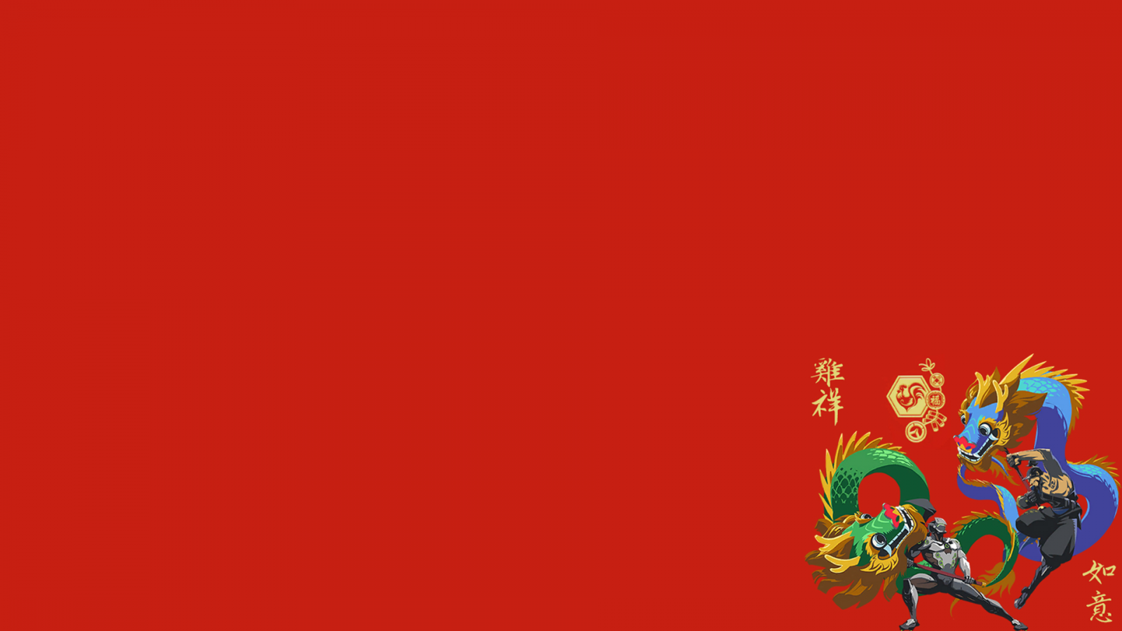 illustrazione, rosso, testo, modello, Overwatch, Genji Overwatch, Hanzo Overwatch, marca, colore, immagine dello schermo, sfondo del computer, font