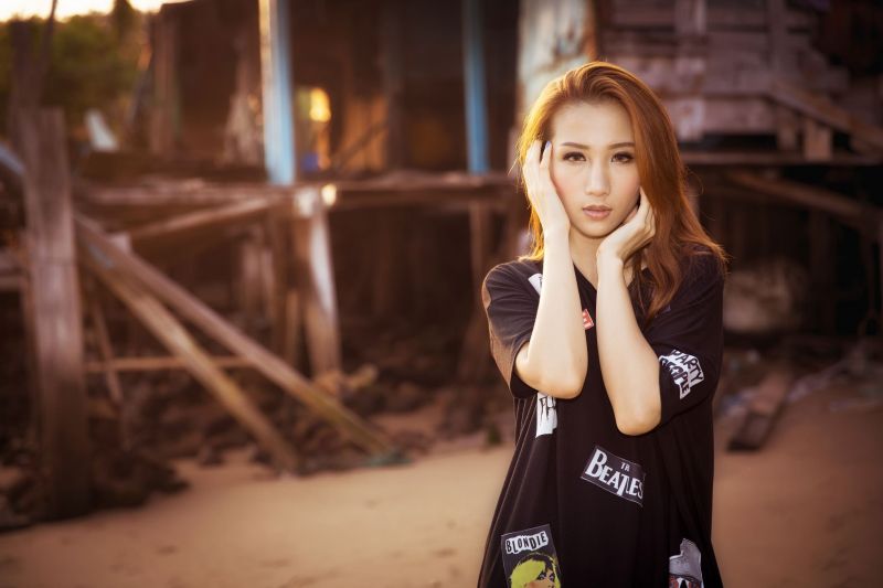 ผู้หญิง, โมเดล, แนวตั้ง, เอเชีย, การถ่ายภาพ, แฟชั่น