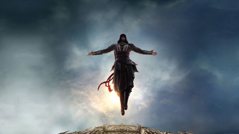 solljus, himmel, hoppning, bio, Assassin 's Creed, moln solljus, himmel, hoppning, bio, Assassin 's Creed, moln